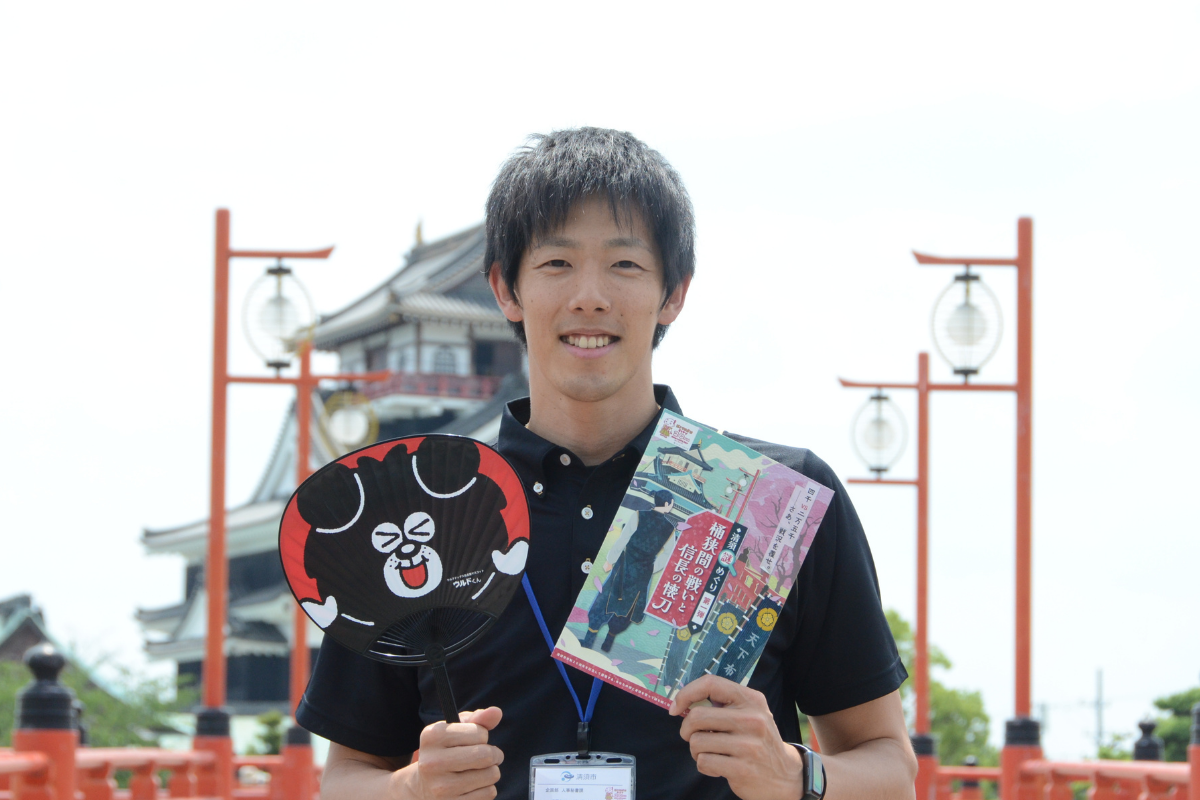 清須市広報大使  傳田選手の実習紹介画像